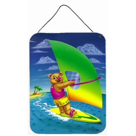 Carolines Treasures Teddy Bear Sailing Wall or Door Hanging Prints APH0416DS1216